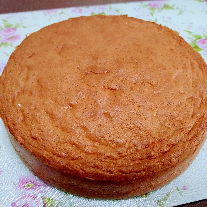 簡単手作り☆基本のスポンジケーキ